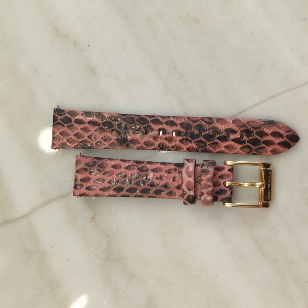 18mm Michael Kors Genuine Snakeskin Watch Band